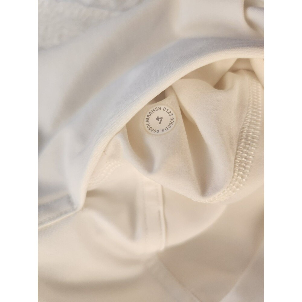 Lululemon Multi-Pocket High Rise Golf Skirt Skort Warpstreme White/Cream 4 - Picture 8 of 8